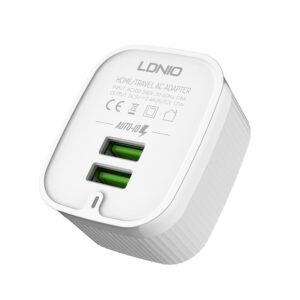 34.	LDNIO A201 Dual USB Universal Travel Charger