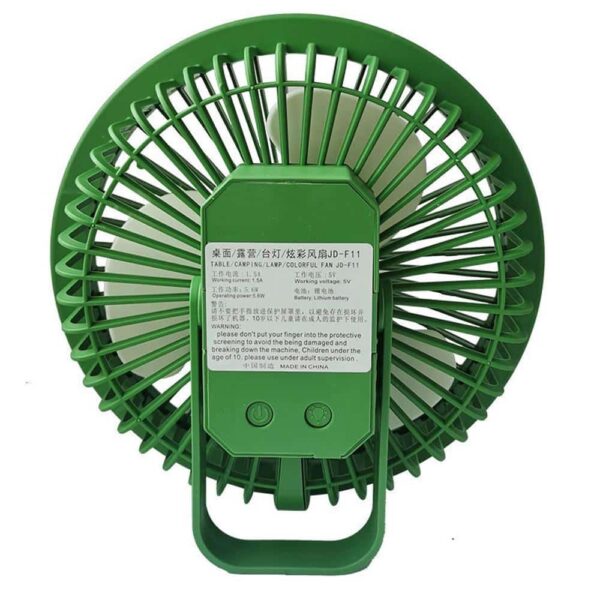 Mini Desktop Rechargeable Fan JD-F11 - Image 3