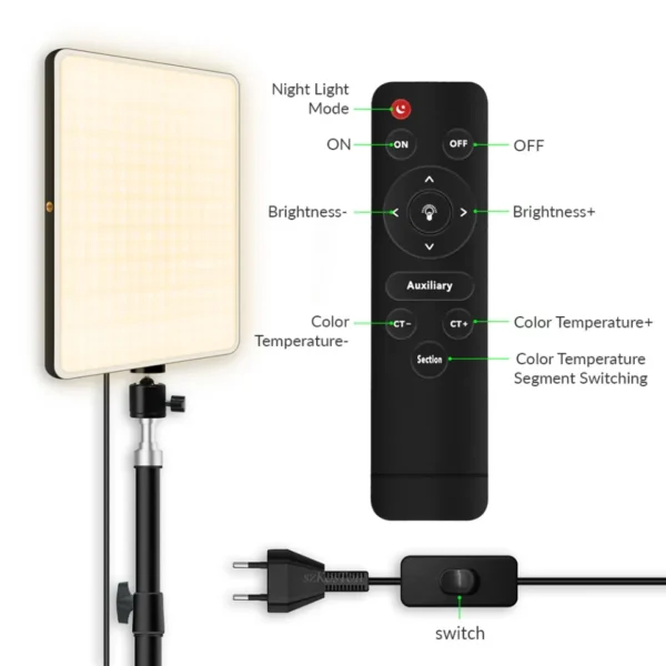 PlOKAMA LIVE-P11 APPLICATION SCENARIOS LED FILL LIGHT PANEL - Image 6